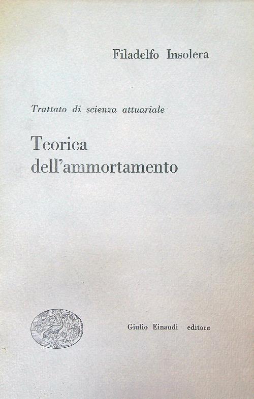 Teorica dell'ammortamento
