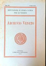 Archivio veneto. Anno CIV/V serie n. 134