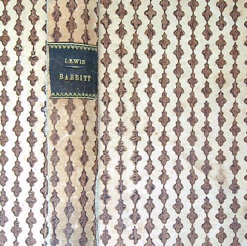 Babbitt - Sinclair Lewis - copertina