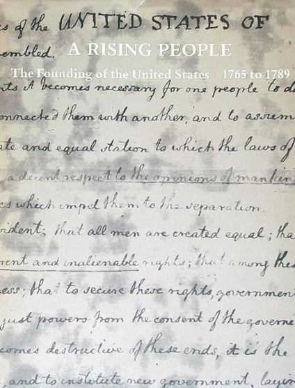 A Rising people The founding of the United States - copertina