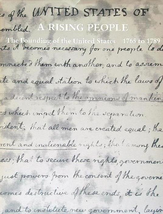 A Rising people The founding of the United States - copertina