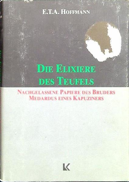 Die elixiere des teufels - copertina