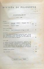Rivista di filosofia annata 1974