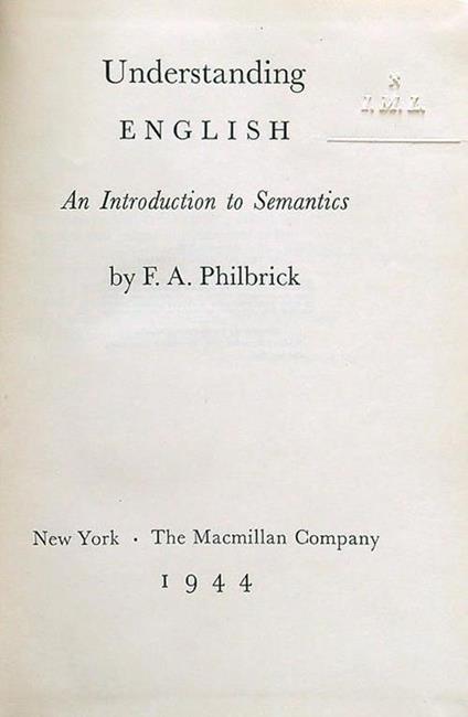 Understanding english - copertina