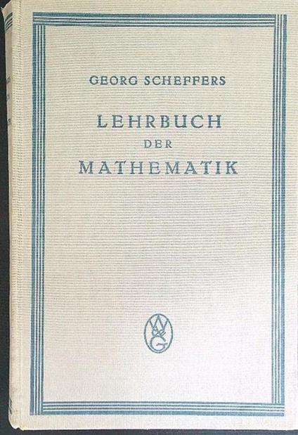 Lehrbuch der Mathematik - copertina