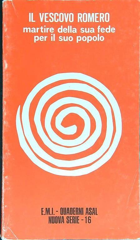 Il vescovo Romero - copertina