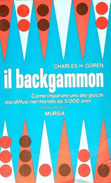 Il backgammon - Charles H. Goren - copertina