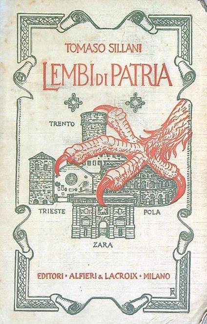 Lembi di patria - Tomaso Sillani - copertina