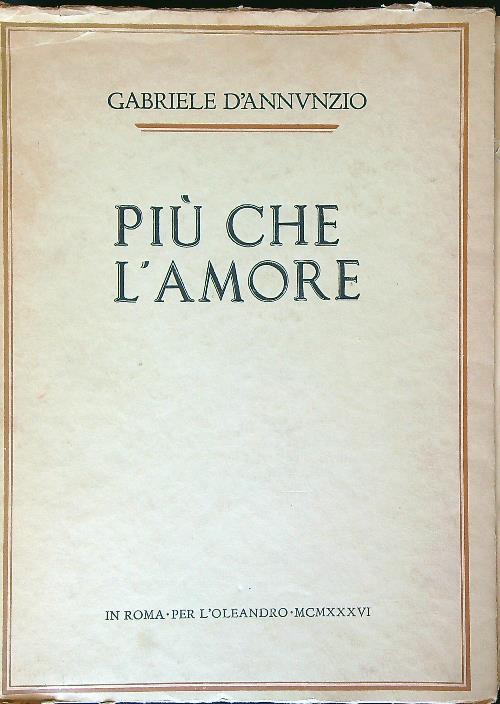 Più che l'amore