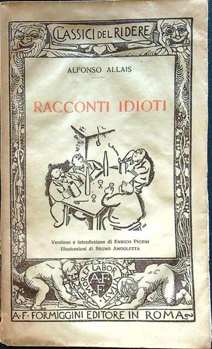 Racconti idioti - copertina