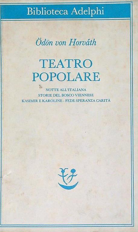 Teatro popolare - copertina