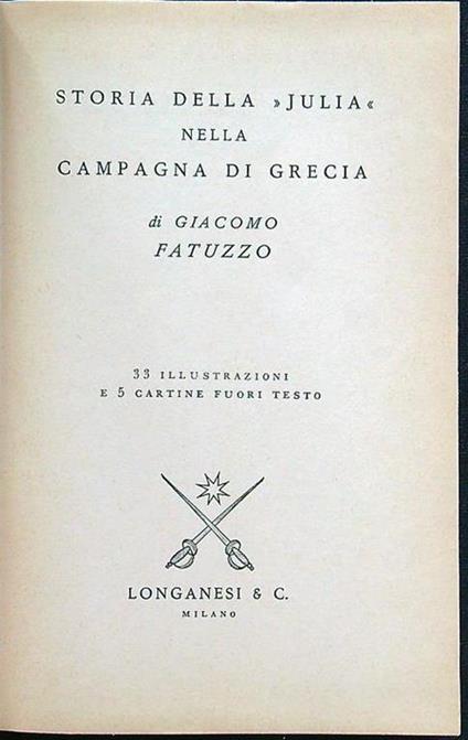 Storia della ''Julià' - Giacomo Fatuzzo - copertina