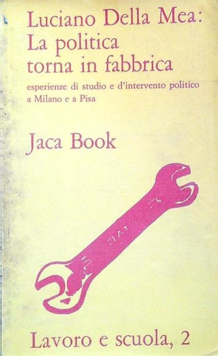 La politica torna in fabbrica - Luciano Della Mea - copertina