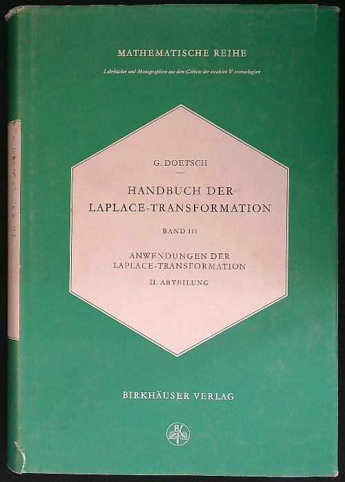 Handbuch Der Laplace-Transformation Band III