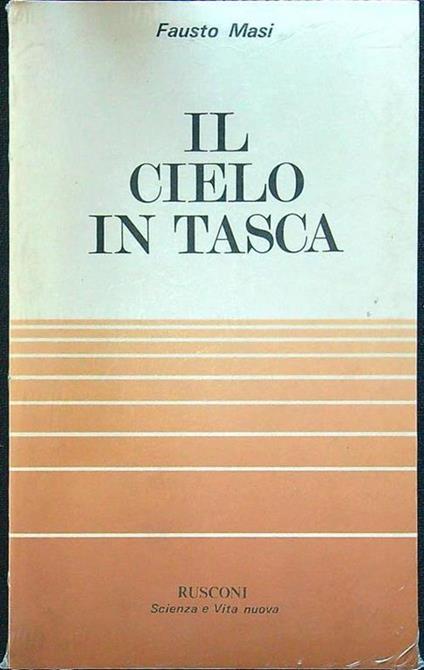 Il cielo in tasca - Fausto Masi - copertina