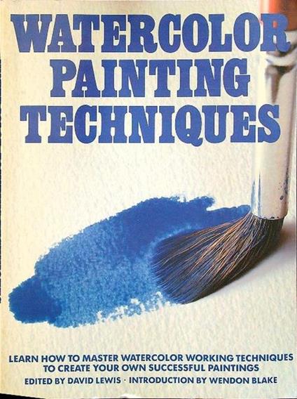 Watercolor painting techniques - copertina
