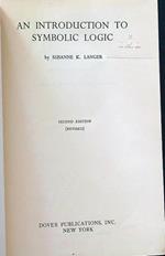 An introduction to symbolic logic