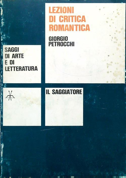 Lezioni di critica romantica