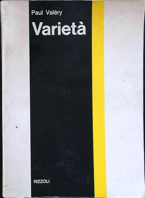 Varietà - Paul Valéry - copertina