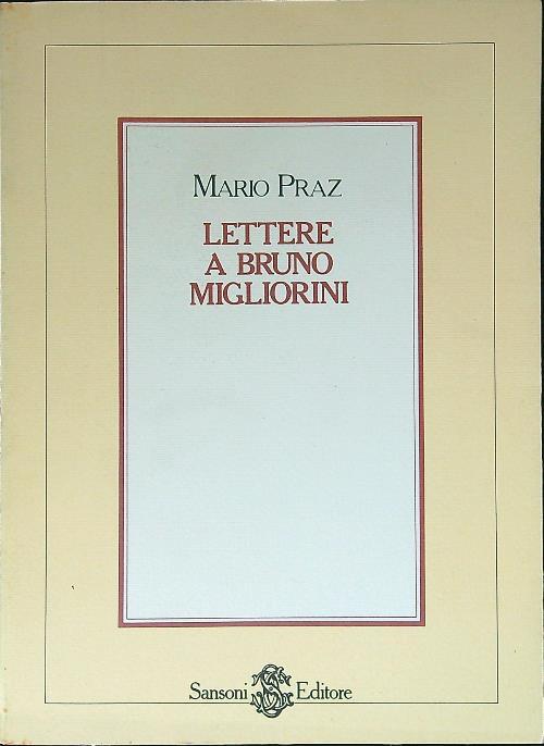 Lettere a Bruno Migliorini