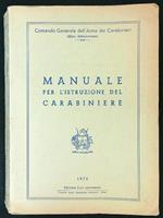 Manuale per l'istruzione del carabiniere