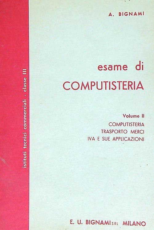 Esame di computisteria. Vol 2