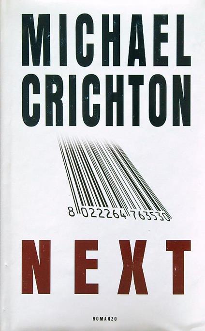 Next - Michael Crichton - copertina