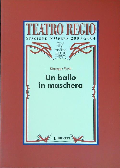 Un ballo in maschera