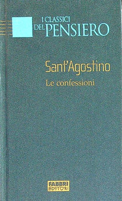 Le confessioni - Sant'Agostino - copertina