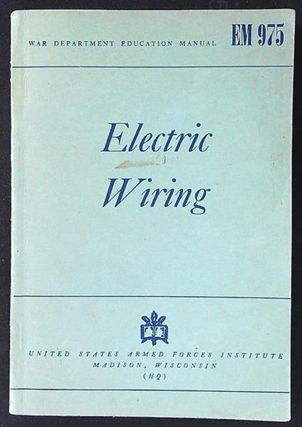 Electric Wiring EM 975 - copertina