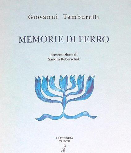 Memorie di ferro - Giovanni Tamburelli - copertina