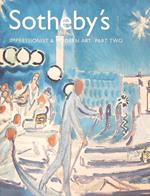 Sotheby's . Impressionist & Modern Art. Part two. New York May 9, 2001
