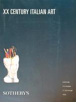 Sotheby's . Sale L09 551. XX Century Italian Art. 21 October 1999