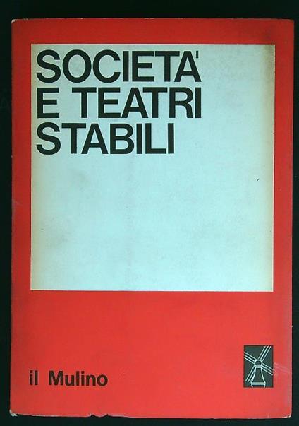 Società e teatri stabili - copertina