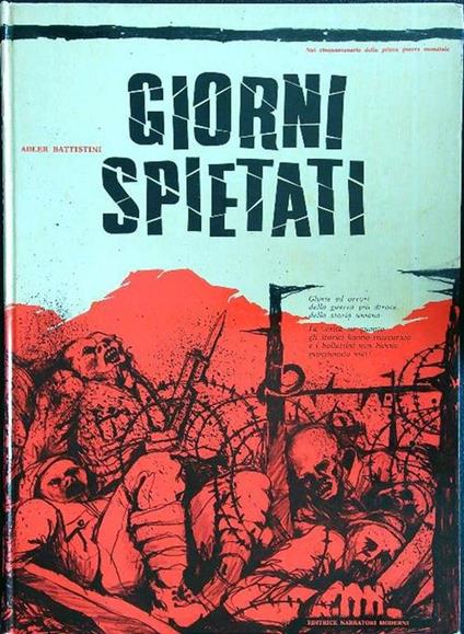 Giorni spietati - Adler Battistini - copertina