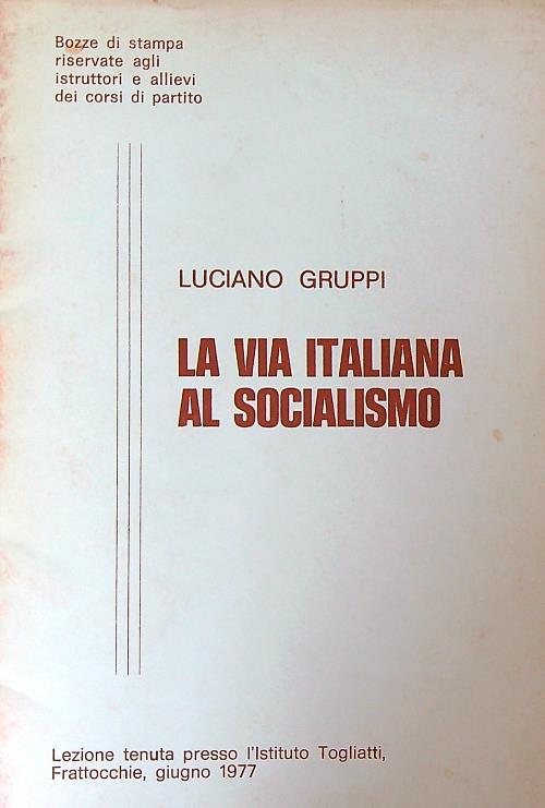 La via italiana al socialismo
