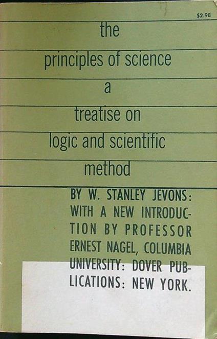 The principles of science - J. Stanley Jevons - copertina