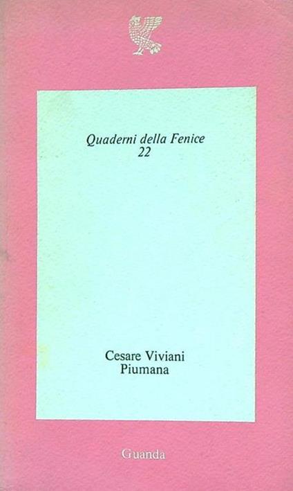 Piumana - Cesare Viviani - copertina