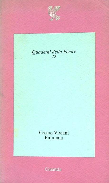 Piumana - Cesare Viviani - copertina
