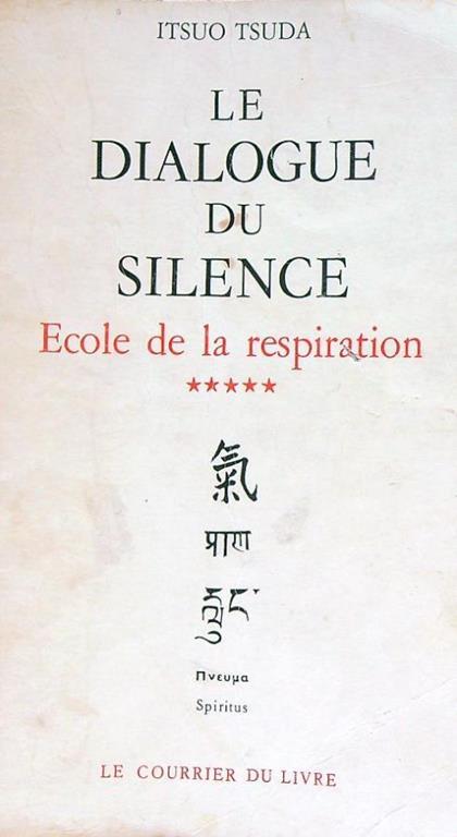 Le dialogue du silence - Itsuo Tsuda - copertina