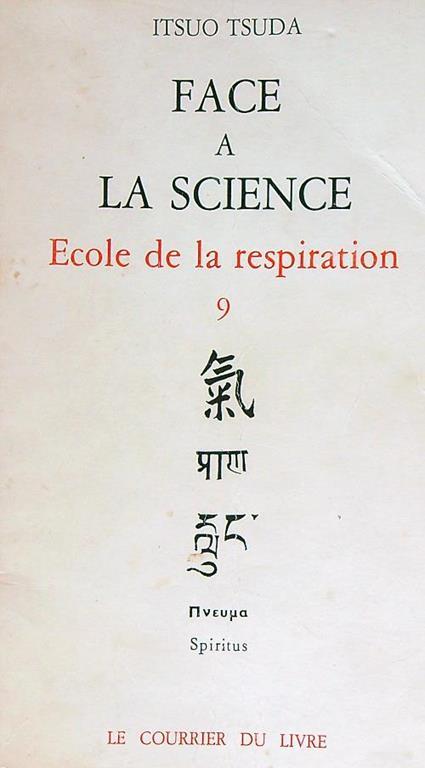 Face a la science - Itsuo Tsuda - copertina