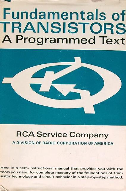 Fundamentals Of Transistors. A Programmed Text - copertina