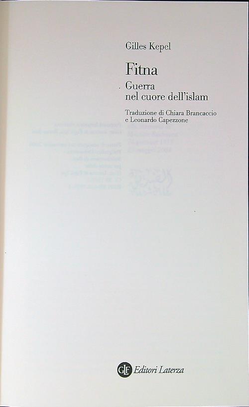 Fitna. Guerra nel cuore dell'Islam