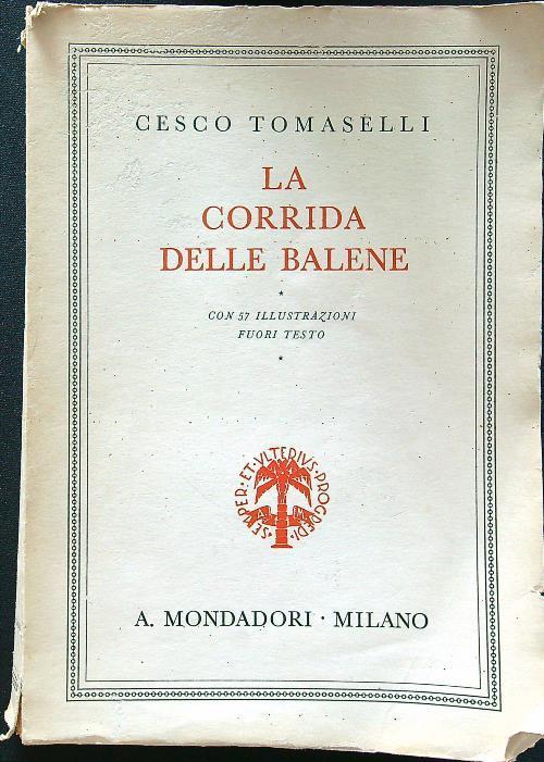 La corrida delle balene - Cesco Tomaselli - copertina