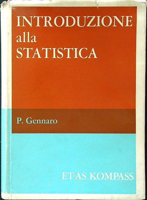 Introduzione alla statistica - Pietro Gennaro - copertina