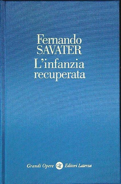 L'infanzia recuperata - Fernando Savater - copertina
