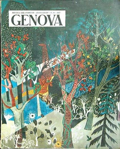 Genova anno XXXIV n. 10 1957 - copertina