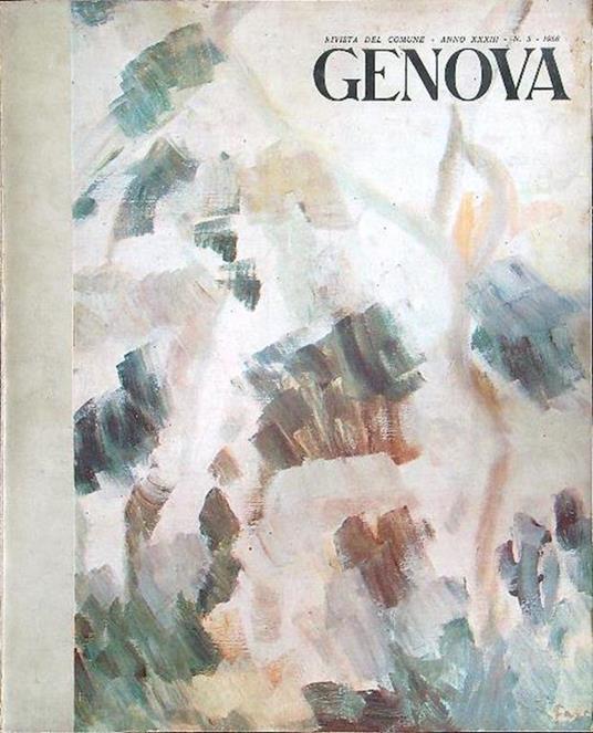 Genova anno XXXIII n. 3 1956 - copertina