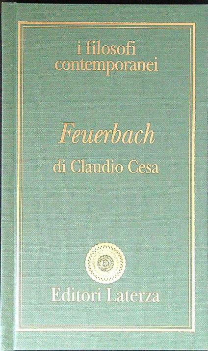 Introduzione a Feuerbach - Claudio Cesa - copertina