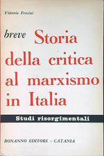 Breve storia della critica al marxismo in Italia